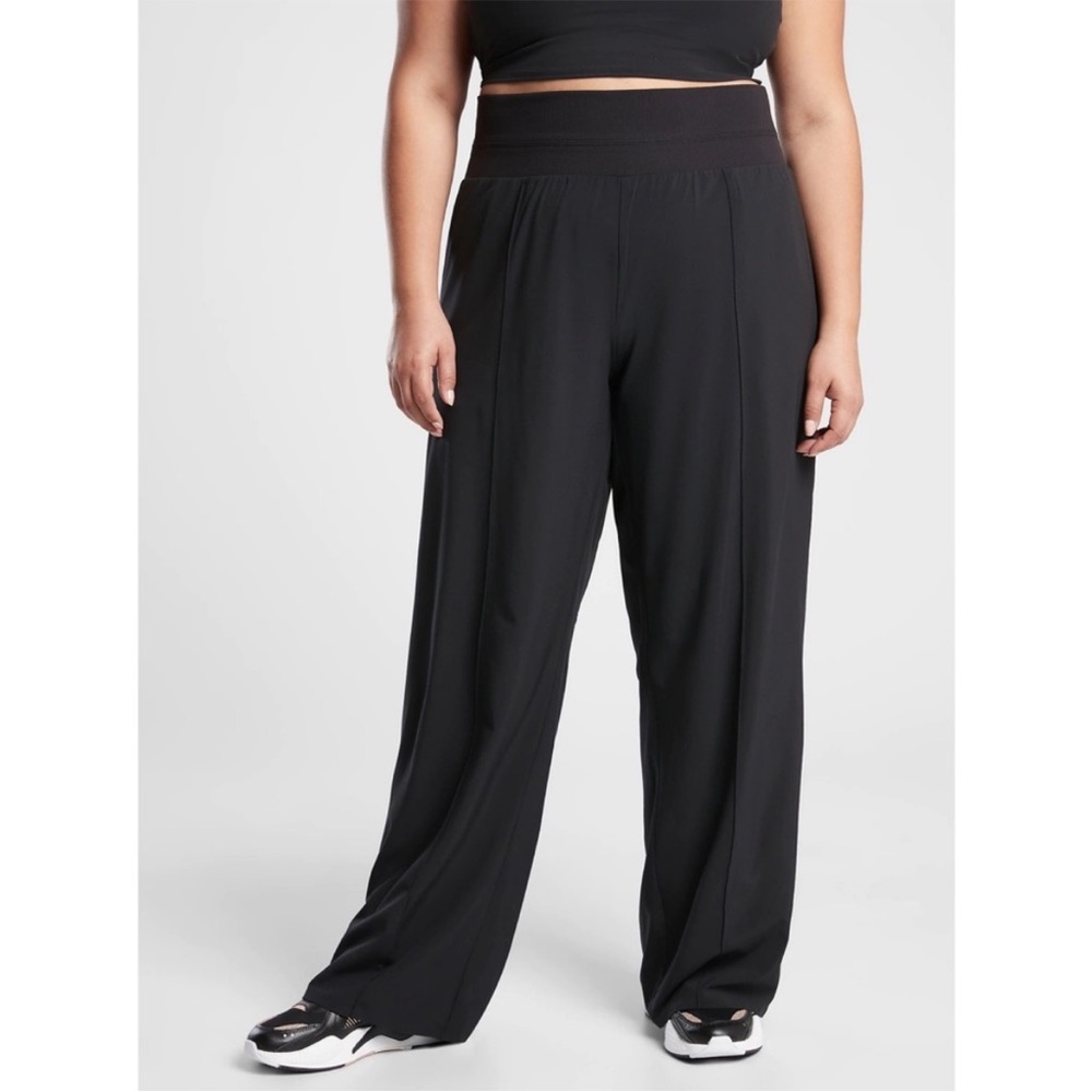 Athleta Nolita Wide Leg Black Pants